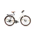 SachsenRAD Urban City E-Bike C3V Roma II in Mamorweiss mit Riemenantrieb