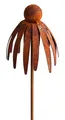 Rost Gartenstecker Sonnenhut 78 cm Metall Gartendekoration Blume Blüte Edelrost