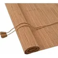 vidaXL Rollo mit Vorhängen Braun 80 x 160 cm Bambus 42006848
