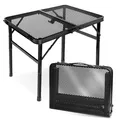 EASTSTORM Camping-Klapptisch 60 cm aus Aluminium, leicht und mobil