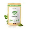 Bio Moringa Pulver 250g – Premium Qualität aus Blättern – Moringa Oleifera roh verarbeitet – Vegan ohne Zusatzstoffe plastikfrei laborgeprüft – Ideal für Smoothies und Tee