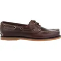 Timberland Bootsschuh Classic 2-Eye 25077, Braun, Glattleder 40 - Dunkelbraun - 40