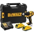 DeWALT DCD708D2T-QW Akku-Bohrschrauber (bl) 18V, max. Bohrleistung 30/13 mm, T STAK-Box, 2x 2 Ah Akkus - Schwarz/Gelb