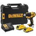 DeWalt Akku-Bohrschrauber, 2x Akku 2 Ah, Ladegerät, Zubehör, TSTAK-Box.