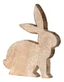 Levandeo® Osterhase, Osterhase H20cm Mangoholz Holz Hase Osterdeko Deko Figur Frühling