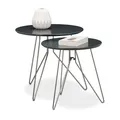 2er Set Loungetisch Gartentisch Satztisch Beistelltisch Couchtische 2-Satz Tisch