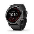 Garmin Vivoactive 4 GPS HRM Multisportuhr Aktivitäts-Tracker Schwarz und Dunkel