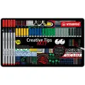 Stabilo Malset ARTY Creative Tips CLASSIC, Fineliner, Brush-Pens & Filzstifte, 30-teilig