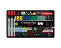 STABILO Filzstift STABILO Creative Tips ARTY Multiliner-Set CLASSIC - 30er Metalletui -