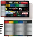 STABILO ARTY Fineliner & Pen Set 30-tlg im Metalletui, versch. Stärken