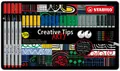 Multi-Liner-Set – STABILO Creative Tips – ARTY – 30er Metalletui – CLASSIC – in