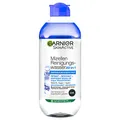 Garnier Parfümfreies All-in-1 Mizellen Reinigungswasser mit Glycerin für besonders sensible Haut und Augen, Make up Entferner und Gesichtsreinigung für empfindliche Haut, Skin Active, 1 x 400 ml