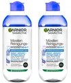✅Garnier Mizellenwasser All-In-One Empfindliche Haut Gesichtsreinigung 2x 400ml✅