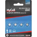 HyCell Knopfzelle LR41 / LR736 / AG3, 30 mAh, 4 Stück