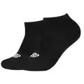 Socken Unisex, Skechers 2PPK Basic Cushioned Sneaker Socks, Schwarz