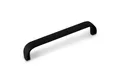 SO-TECH® Möbelgriff Schrankgriff DALE BA 128 - 192 mm, Lochabstand 128 mm schwarz texturiert inkl. Schrauben