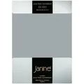 Janine Jersey Elastic Spannbetttuch 140x200 cm - 160x220 cm | platin - grau