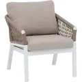 Hesperide - Garten-lounge-sessel Oriengo Taupe & Weiß - Hespéride