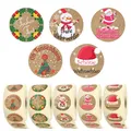Aufkleber Weihnachten 2500 St 35 mm Rund Weihnachtsaufkleber Frohe Weihnachten