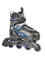 Hudora Inlineskates "Leon" in Schwarz/ Blau - ab 5 Jahren, Größe 37-40, Damen