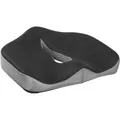 LogiLink Orthopädisches-Sitzkissen EO0088, schwarz, Steißbeinkissen, waschbar, mit Memory-Schaum
