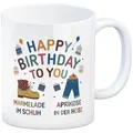 speecheese Tasse Happy Birthday to you, Marmelade im Schuh Kaffeebecher