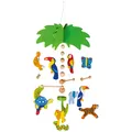 goki Mobile Palme mit Tieren 52917 - goki Dekorationsartikel Holzmobile 30x55cm