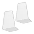 Buchstütze, Buchtrenner, Ordnerstütze Metall, Bücherwinkel 2er Set, Buchhalter