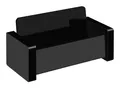 Wedo 634401 Visitenkartenhalter Black Office Acrylglas, für Karten bis 9 cm Brei