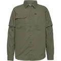 Columbia Skien Valley Funktionshemd Herren in stone green, Größe L