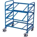 VARIOfit Eurokastenwagen sw-610.200, offene Rahmen, 825 x 610mm Ladefläche, 3 Etagen, neigbare Böden