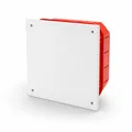 Abzweigdose Unterputz 130 x 130 x 55 mm IP40 Klemmkasten mit Deckel weiß Dose