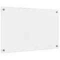 vidaXL Küchenrückwand Transparent 80 x 50 cm Gehärtetes Glas, Stylisches Küchendesign: Robuste Glasrückwand, hitzebeständige Wand, modernes Flair für dein Zuhause