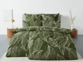 Bettwäsche "Jonna in Gr. 135x200 oder 155x220 cm", Bettwäsche aus Bio-Baumwolle, Bettwäsche mit natürlichem Design grün 1 St. B/L: 155 cm x 220 cm - 1 St.