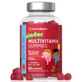 Multivitamin Gummibärchen für Kinder | 14 Vitamine & Mineralstoffe mit Jod, Vitamine A, C, D, B12 & Zink | 60 Gummies | Natürlicher Erdbeergeschmack | by Horbaach