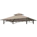 Ersatz für Pavillonabdeckung 3x3 m wasserdichte Dachterrasse für Terrassenübe...