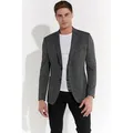 SteffenKlein Sweatsakko Slim-Fit grau 56