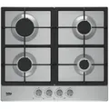 Beko Gaskochfeld Edelstahl HIAG64225SX