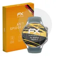 atFoliX Panzerfolie kompatibel mit OnePlus Watch 2 Schutzfolie, entspiegelnde und stoßdämpfende FX Folie (3X)