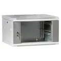 19" Wandgehäuse Netzwerkschrank Serverschrank 6HE Tiefe 500mm grau ProfiPatch