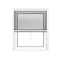 jarolift 2 in 1 Insektenschutzrollo Volaris Fliegengitter Fenster-Rollo, PVC Rahmen Weiß, Höhe und Breite Kürzbar, 100 x 140 cm (B x H)