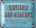 Retro Blechschild, vintage Metallschilder Sprüchen, Shabby Chic Deko Garten