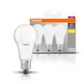 OSRAM LED Base Leuchtmittel Glüh Birne Classic opal 3er-Set E27 2700K 13W 1521lm