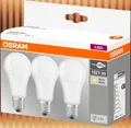 LED Base Classic A Lampe in mit E27-Sockel Ersetzt 100 Watt, 3 Stück (1er Pack)✅