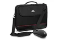 PEDEA Laptoptasche Notebooktasche 13,3 / 15,6 / 17,3 / 18,4 / 20,1 mit Maus (13,3 Zoll (33,8 cm), mit Funkmaus), mit stabilem Schutzrahmen, wasserabweisend, verstellbarer Schultergurt