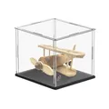 Vitrine aus transparentem Acryl, 15 x 15 x 15 cm, kleine Vitrine für Modellba...