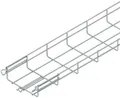 Niedax MTC 54.150 V Gitterrinne, U-förmig, mit angeschweißtem Verbinder, 54x150x3000 mm, Stahl, galvanisch verzinkt