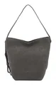 abro Leather Suede Tote Bag COSMO Schultertasche Utensilientasche Tasche Grey