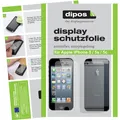 5x Schutzfolie für Apple IPhone 5 matt VORNE + HINTEN Displayschutz Antireflex