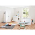 Pinolino Kinderzimmer 'Laura' breit (Babybett, Kinderkleiderschrank, Wickelkommode) (100025B)